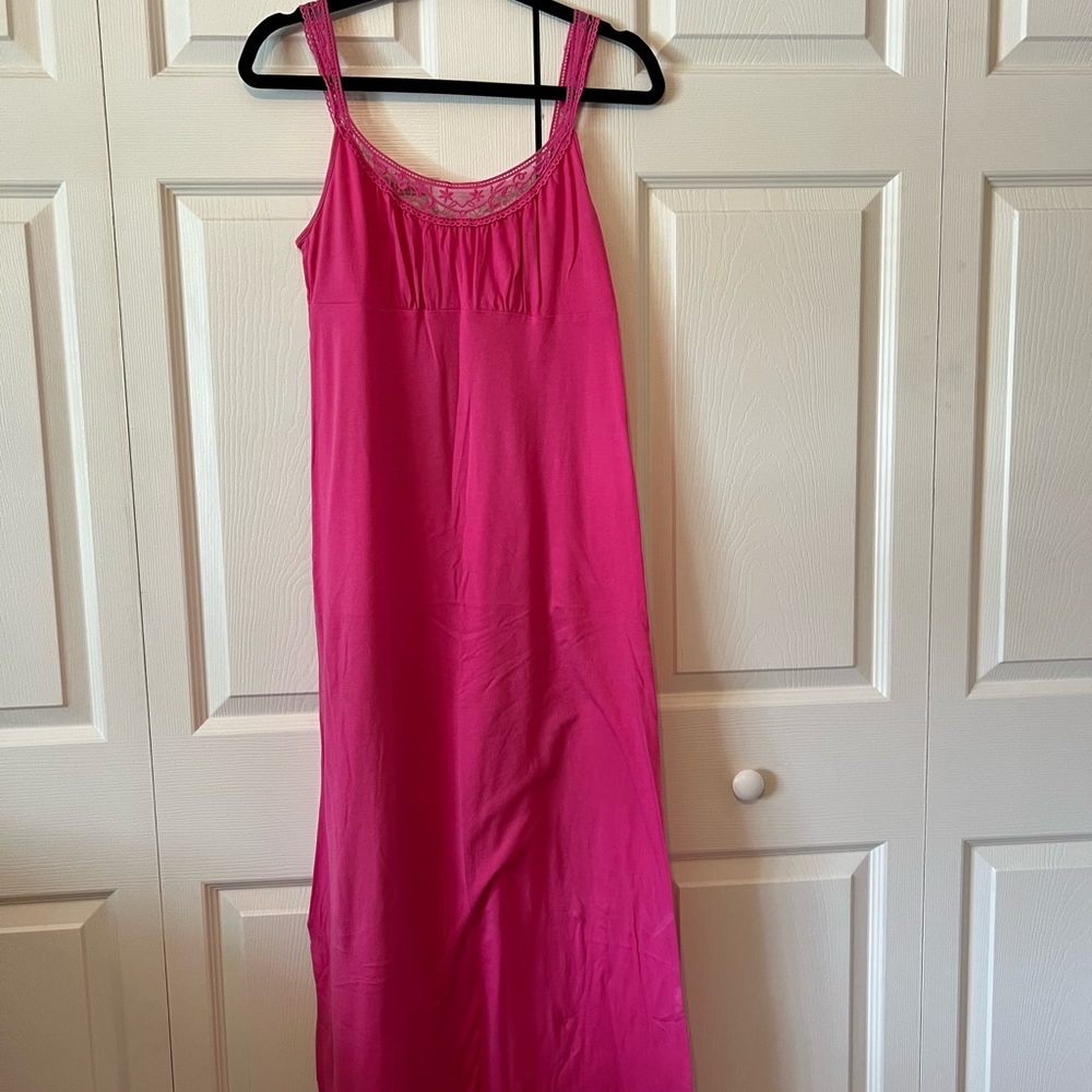 Pink maxi sun dress